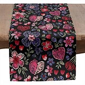 baratos Toalhas de Aparador-Inspirado em william morris arte estilo impressão corredor de mesa estilo country, decoração de mesa de jantar de cozinha, corredores de mesa de decoração de impressão para interior ao ar livre casa