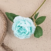 economico Il signor e la signora matrimonio-5 pezzi di rosa occidentale nucleo peonia singola testa fiore di simulazione decorazione della casa fiore artificiale fiore portatile di nozze