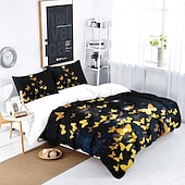 billiga Påslakanset-fjärilsbroderi dubbelsäng påslakan enkelsäng varm blomsterbäddset 2-delat set 3-delat set lätt och mjuk kort plysch set
