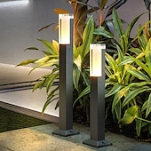 levne Světlo na cestě-venkovní světlo na sloupky venkovní led světla na cestu 30/40/60/80 cm hliníkové antracitové základní světlo, moderní designová zahradní lampa, ip65 odolná vůči povětrnostním vlivům, zahradní stojací