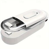 abordables Électroménager-Scelleuse à chargement usb pour sac de collation domestique, scelleuse intégrée pour sac alimentaire, mini scelleuse pratique