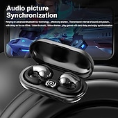 ieftine Căști Wireless-Căști pentru conducție osoasă fără durere Bluetooth 5.3 căști wireless impermeabile pentru sport cu microfon clip pentru ureche