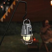 cheap Flashlights &amp; Camping Lights-Rechargeable Camping Lantern Rechargeable Portable Tent Light IPX4 Waterproof Outdoor Lighting Accessory for Hiking Fishing  Outdoor CampingTent Decoration 1PC