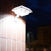 economico Lampioni-Lampada Da Parete A Led Solare A 6 Led Per Grondaia Lampada Da Parete A Led Impermeabile Per Giardino Lampada Da Via Per Recinzione Esterna Per Patio