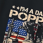  4η Ιουλίου 2026 250η Ημέρα Μνήμης Ανδρικό Πατριωτικό Πατρίδα Γραφικό Αμερικανική Σημαία Βετεράνος Κοντομάνικο T-Shirt Δρόμος