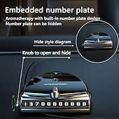 cheap Car Air Purifiers-Car Smart Aromatherapy Spray Parking Number to Remove Odor Car Perfume Seat Accessories Interior Decoration
