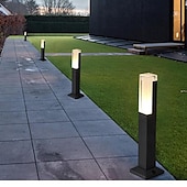 levne Světlo na cestě-venkovní světlo na sloupky venkovní led světla na cestu 30/40/60/80 cm hliníkové antracitové základní světlo, moderní designová zahradní lampa, ip65 odolná vůči povětrnostním vlivům, zahradní stojací