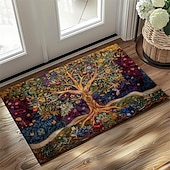 cheap Doormats-Vintage Tree of Life Doormat Floor Mats Washable Rugs Kitchen Mat Non-Slip Oil Proof Rug Indoor Outdoor Mat Bedroom Decor Bathroom Mat Entrance Rug