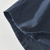 economico Casual da lavoro-Per uomo Camicia Camicia di lino Camicia in cotone e lino Camicia bianca di cotone Camicia con colletto cinese Camicia con colletto alla coreana Semplice Vacanza Streetwear Bianco Blu reale Grigio
