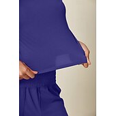economico Magliette-top athleisure reversibile a maniche lunghe