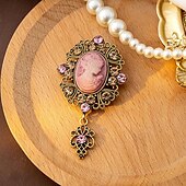 cheap Accessories and More-Rococo Baroque Victorian Brooch Pins Ren Faire Brooches Edwardian Women&#039;s Royal Masquerade Event / Party Adults&#039; Brooch