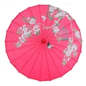 cheap Mr &amp; Mrs Wedding-Silk Cloth Parasol (33-inch Peony) - Chinese Japanese Style Paper Umbrella - For Weddings And Personal Sun Protection Asdf Christmas