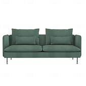 economico Copridivano-Copertura per Divano in Velluto Colore Unito con Braccioli Lavabile e Asciugabile in Macchina Coperture in Velluto
