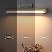 voordelige Leeslampjes-led-kastlamp bureaulamp studentenslaapzaal leeslamp studie magnetische led koel licht usb oplaadbaar driekleurig licht touch nachtkastje nachtlampje