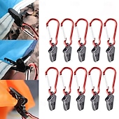 cheap Camping Accessories-10pcs/set Tarp Clips Clamps Holding Up Canopy Alligator Mouth Lock Grip Clip