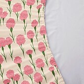 baratos Lençóis e fronhas-feliz dia das mães 100% algodão rosa primavera padrão conjunto de lençóis ultra macios e respiráveis lençóis de seda lençóis de cama com bolso profundo 3 peças queen king size