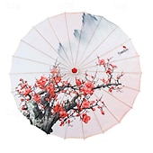 cheap Mr &amp; Mrs Wedding-Silk Cloth Parasol (33-inch Peony) - Chinese Japanese Style Paper Umbrella - For Weddings And Personal Sun Protection Asdf Christmas