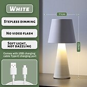 billige Bordlamper-1 stk oppladbar nordisk bordlampe, enkel moderne bordlampe for spisestue soverom nattbordslampe