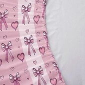 baratos Lençóis e fronhas-feliz dia das mães 100% algodão rosa primavera padrão conjunto de lençóis ultra macios e respiráveis lençóis de seda lençóis de cama com bolso profundo 3 peças queen king size