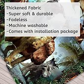 billige dyretepper-dinosaur world wall gobelin art decor teppe gardin henger hjem soverom stue dekorasjon