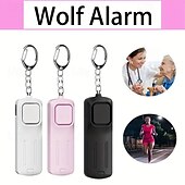 tanie Czujniki i alarmy-Alarm samoobrony 130 dB anty-wilk kobiety ochrona bezpieczeństwa alert breloczek bezpieczeństwa osobistego krzyczy głośny alarm awaryjny