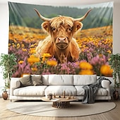 baratos tapeçarias de animais-praia iaque óculos de sol pendurado tapeçaria arte da parede grande tapeçaria mural decoração fotografia pano de fundo cobertor cortina casa quarto sala de estar decoração