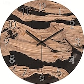 levne Nástěnné ozdoby-nástěnné hodiny jednoduchý moderní design dřevěné hodiny do ložnice dřevěné nástěnné hodinky domácí dekorace tiché digitální velké nástěnné hodiny kuchyňské nástěnné hodiny z masivu tiché hodiny do obývacího pokoje domácí kancelář quartz 30 cm