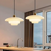 economico Luci Isola cucina-Lampade a sospensione a led per il tavolo della sala da pranzo 1 luce lampada a sospensione a soffitto in ottone per cucina isola luce illuminazione ingresso 110-240v