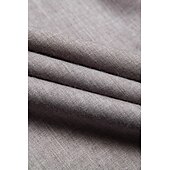 voordelige Overhemden-Dames Katoenen linnen overhemd Blouse Effen Basic Lange mouw V-hals Normale tops Werk Casual Knop Zak Zwart Wit Rood Khaki Grijs Zomer Lente