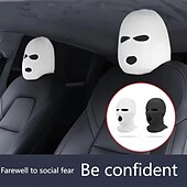 baratos Capas para bancos de automóveis-Capa decorativa para cabeça de assento de carro, protetor engraçado para assento de carro, lavável à máquina, capa para assento de carro, adequada para o interior do carro