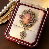 cheap Accessories and More-Rococo Baroque Victorian Brooch Pins Ren Faire Brooches Edwardian Women&#039;s Royal Masquerade Event / Party Adults&#039; Brooch