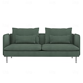 economico Copridivano-Copertura per Divano in Velluto Colore Unito con Braccioli Lavabile e Asciugabile in Macchina Coperture in Velluto