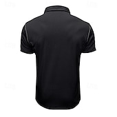 preiswerte Klassisches Poloshirt für Herren-Herren Poloshirt aus Baumwolle Golfhemd Arbeit Casual Kargen Kurzarm Basic Modern Farbblock Patchwork Taste Frühling Sommer Regular Fit Wein Dunkelgrau Schwarz Weiß Königliches Blau Grün Poloshirt