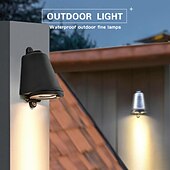 Недорогие наружные настенные светильники-Промышленный уличный настенный светильник в форме подковы, черный, медный, натуральный, серебристый, теплый свет, нейтральный свет, водонепроницаемый настенный светильник, IP65, подходит для наружных