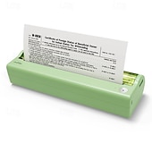 cheap Scanners &amp; Printers-A4 ink-free Small Work Paper Office Portable Mini High Cleaning Brush Question Printer