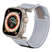Χαμηλού Κόστους Ζώνες Apple Watch-Αθλητικό Μπρασελέ Συμβατό με Ζάντα ρολογιού Apple Watch 38mm 40mm 41mm 42mm 44mm 45mm 49mm Πολλαπλών στρώσεων Ελαστικό Τραχύς Νάιλον Ανταλλακτικό λουράκι ρολογιού για iwatch Ultra 2 Series 9 8 7 SE 6