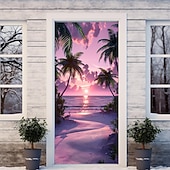 olcso Ajtófedelek-kókuszfa ajtóhuzatok ajtó kárpit ajtó függöny dekoráció háttér ajtó transzparens bejárati ajtóhoz parasztház ünnepi parti dekorációs kellékek