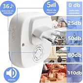 cheap Mother&#039;s Day Gift for Women-Wireless Caregiver Pager Call Button Nurse Alarm System Call Bell For Home/elderly/patient/disabled 1 Transmitter 1 Plug Receiver Best Gift