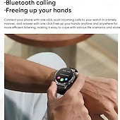 preiswerte Smartwatch-2024 NEU 1,43 Zoll Amoled Voll-Touchscreen Blutzucker Smart Watch ECG Überwachung Blutdruck Körpertemperatur Smartwatch Männer IP67 Wasserdicht Fitness Tracker