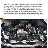 voordelige Auto-interieur accessoires-8 stks auto knaagdier afstotend multifunctioneel thuis knaagdier afstotend insectenwerend middel draagbare installatie auto knaagdier afstotend