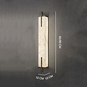cheap LED Wall Lights-Led Wall Marble Lighting, Indoor Living Room Decor Light Fixture, Bedroom Bedside Hallway Headboard Lamps,Warm White 60/80cm 85-265V