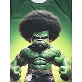 preiswerte 3D-T-Shirts-Herren Grafik Cartoon Lustig T Shirt Kurzarm T-Shirt 3D-Druck Rundhalsausschnitt Hemd Täglich Lässig Streetstyle Sport im Freien Ferien Ausgehen Schwarz Burgunderrot Himmelblau Frühling &amp; Sommer