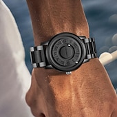 Недорогие Кварцевые часы-Подарок LIGE для женщин и мужчин Кварцевые часы Минималистичные Водонепроницаемые Нержавеющие кожаные часы