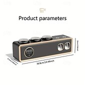 お買い得  パーソナルケア・エレクトロニクス-歯ブラシ消毒剤 - 歯ブラシ消毒剤とホルダー - 歯ブラシスロット 6 個 &amp; タイミング機能 - コードレス壁掛け歯ブラシ滅菌器浴室用歯ブラシクリーナー