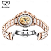 cheap Mechanical Watches-Automatic Mechanical Watch For Ladies Skeleton Luminous Waterproof Stainless Steel Luxury Elegant Mother's Day Gift for Women's Watches