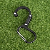 cheap Camping Accessories-Climbing Carabiner D Type Carabiner Hook Aluminium Alloy Hanging Carabin