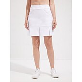 tanie Spodnie golfowe-Damskie Skorty golfowe Ciemnoróżowy Czarny Biały Spódnica Damskie stroje golfowe Odzież Stroje Noś odzież