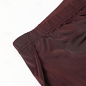 abordables Shorts de sport pour hommes-Homme Short Running Course Short d&#039;athlétisme Bas Sport &amp; Loisir Athleisure Respirable Séchage rapide Doux Aptitude Exercice Physique Marathon Tenue de sport Tenues de Sport Couleur Pleine Noir