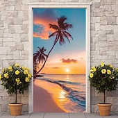 olcso Ajtófedelek-kókuszfa ajtóhuzatok ajtó kárpit ajtó függöny dekoráció háttér ajtó transzparens bejárati ajtóhoz parasztház ünnepi parti dekorációs kellékek