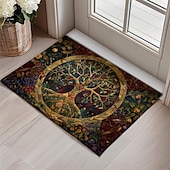 cheap Doormats-Vintage Tree of Life Doormat Floor Mats Washable Rugs Kitchen Mat Non-Slip Oil Proof Rug Indoor Outdoor Mat Bedroom Decor Bathroom Mat Entrance Rug